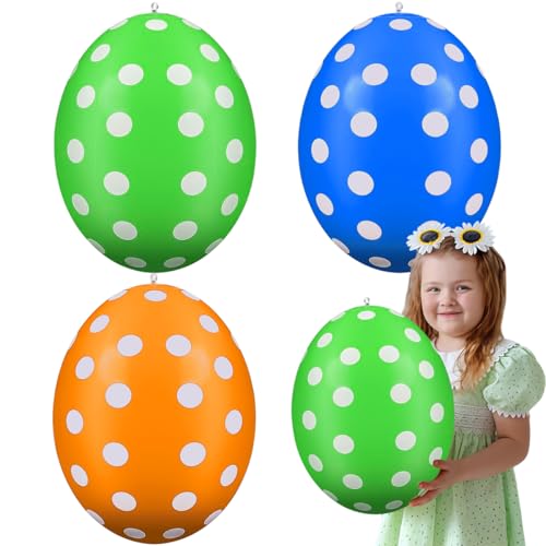 Œufs de Pâques Gonflables Géants en PVC, décorations de pâques, Oeufs de paques Decoration, Grandes Décorations Extérieures pour Jardin et Cour à...