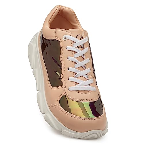 Image of SOLETHREADS Chrome|Lightweight Comfortable Casual Sneakers Shoes for Women