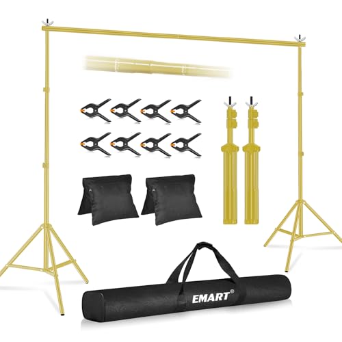 Soporte para fondo fotográfico ajustable EMART 10x8.5ft miniatura 1