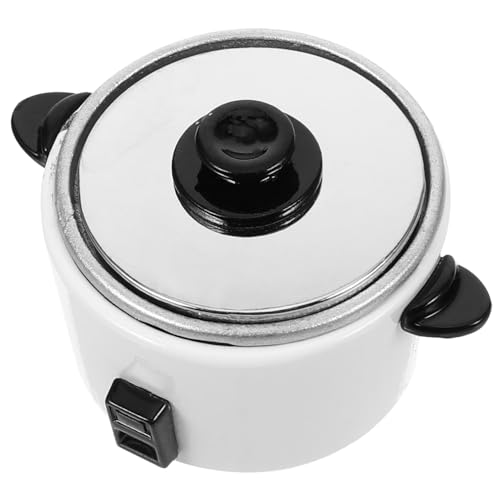 BESPORTBLE Scale Tiny Electric Cooker Model for Mini House Decorations Smooth Surface Miniature Kitchen Appliance for DIY Doll House Scenes