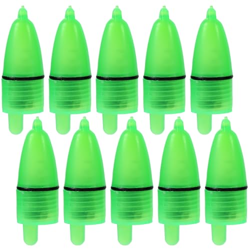 BESPORTBLE Indicador de picada de pesca LED campana de pesca alarma impermeable luminoso indicador de mordida accesorios 20 unidades