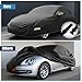 X AUTOHAUX Waterproof Car Cover for Volkswagen Beetle Bug-Sedan 2-Door 1960-1980 All Weather Beetle Full Car Cover with Door Zipper for Outdoor Windproof Sun Rain