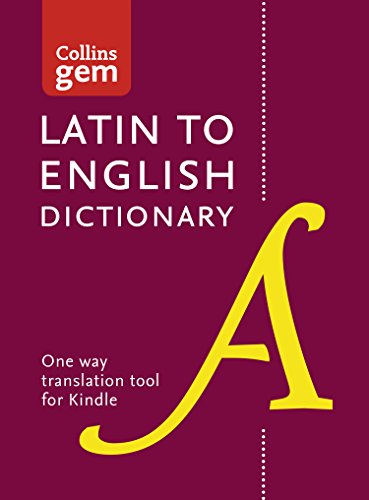 Latin to English (One Way) Gem Dictionary: Trusted support for learning (Collins Gem) (English Edition)