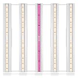 EnjoYield DIY-420 LED Grow Lights, Full Spectrum with Flower Booster Bar Grow Lights, 4x4ft Dimmable