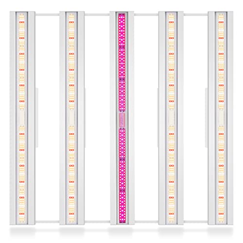 Enjoyield Diy-420 Led Grow Lights, Full Spectrum With Flower Booster Bar Grow Lights, 4X4Ft Dimmable Commercial Growing Lamp For Indoor Plants Veg And Flower With Daisy Chain #TOP1