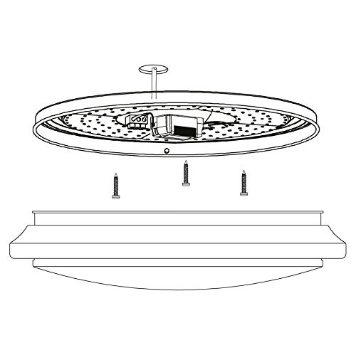 Plafonnier LED Competa-St blanc 77,5 cm à intensité variable - 5