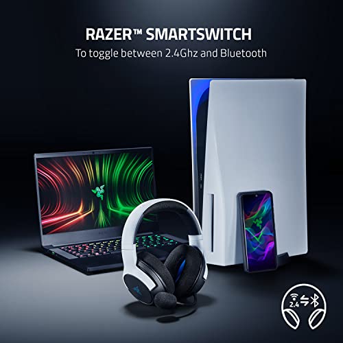 Image of Razer Legendary Duo Bundle for PlayStation 5: Kaira Wireless Headset and Quick Charging Stand for PS5 - (Controller Sold Separately)