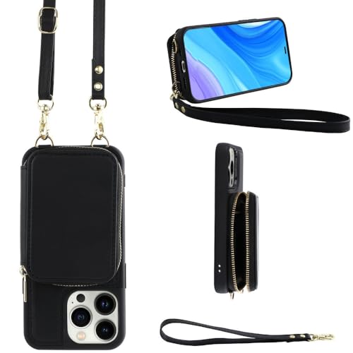 Étui pour cartes iPhone 13 Pro Max à bandoulière pour voyager léger en ville
