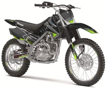 2021-2025 KLX 140 RF Surge Black Senge Graphics Complete Kit with Rider I.D. Compatible with Kawasaki