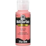 FolkArt Multi-Surface Paint in Assorted Colors (2 oz), , Fire Coral