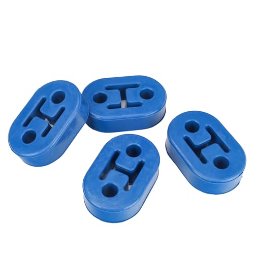 Soporte de escape EPDM azul de alta durabilidad con 2 agujeros de 12 mm
