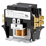 CNAODUN HVAC Contactor Air Conditioner Contactor 2 Pole 30 Amp 24V Coil Compatible with Condenser,Compressor,Air Conditioner,Refrigeration Systems,Heat Pump