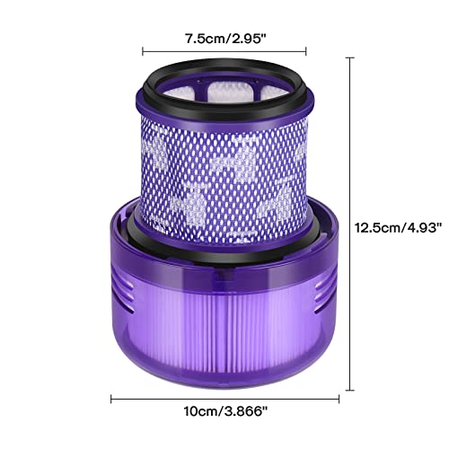 2 Pack Vacuum Filters Replacement For Dyson V11 Outsize, SV16 Outsize, Outsize, Outsize Absolute+ Vacuum Cleaner,Dyson V11 Outsize HEPA Replace Part No.970422-01