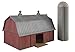 Walthers Cornerstone N Scale Meadowhead Barn and Silo - Kit