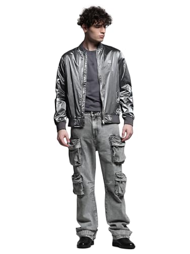Image of JACK & JONES Men's Polyester Standard Length A-Line Coat