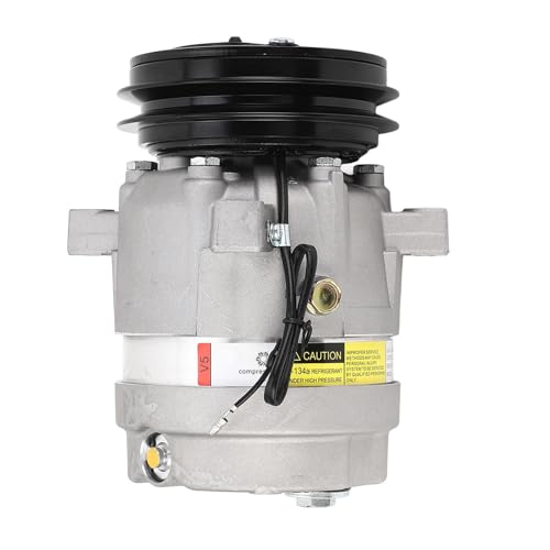 Compresor de aire acondicionado para excavadora 700651 Reemplazo de compresor de CA de acero de aleación de alto rendimiento Ajuste directo para excavadoras DH55 DH60 Construcción