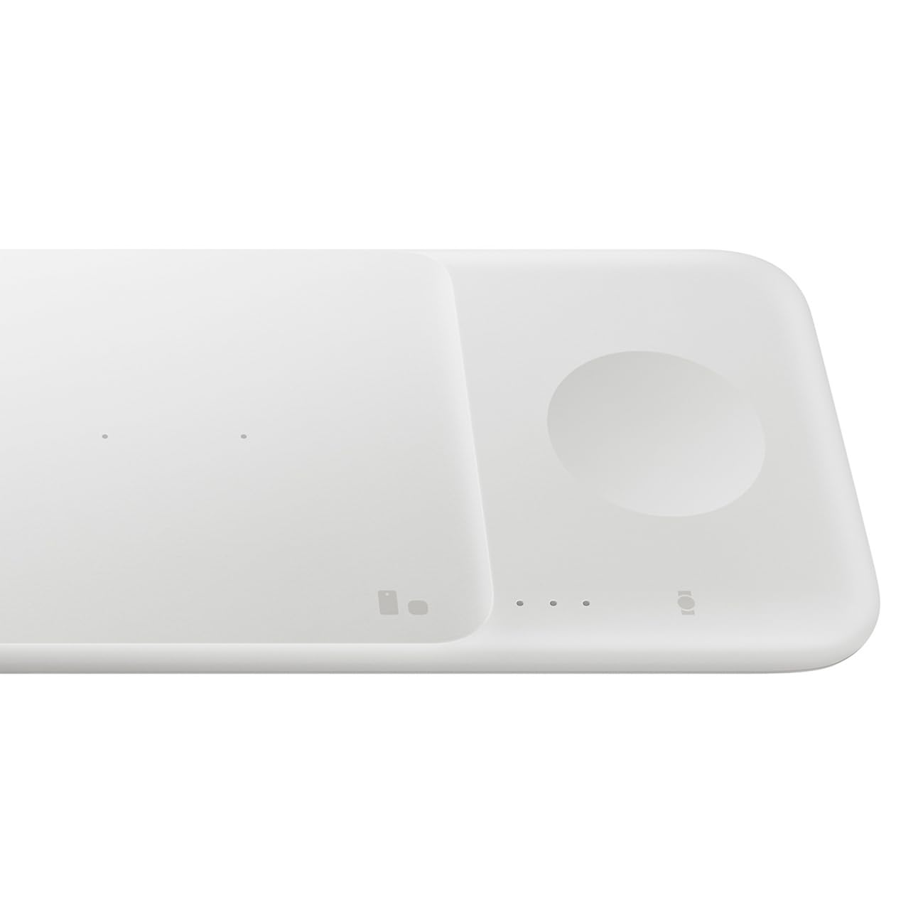 Samsung Wireless Charger Trio Casque, Smartphone, Smartwatch Blanc USB Recharge sans fil Charge rapide Intérieure