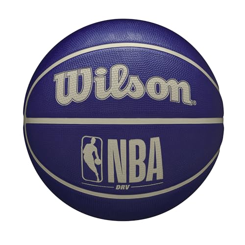 Image of WILSON NBA DRV Outdoor Basketball - Indigo /Beige, Size 5-27.5 inch