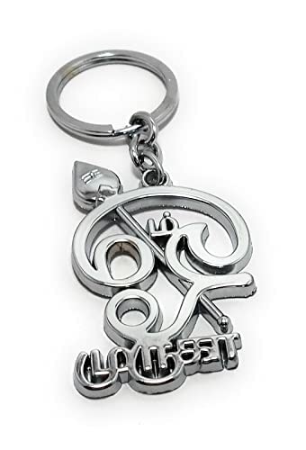 Tamil Text Om kanda Murugan Kartikeya Vel Keyring Keychain For Bike Car House Home Office Keys Silver Plated Metal Hook Key Chain
