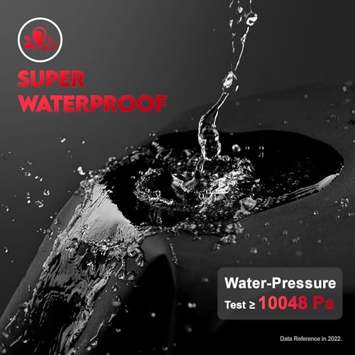 RV Tire Covers 4 Pack, Tough Tire Wheel Protector for Truck, SUV, Travel Trailer, Camper, Motorhome, Boat, Van, PU Oxford Waterproof Sun Rain Snow Protector Cover, Fits Tire Diameters 26-29 inch - Image 6