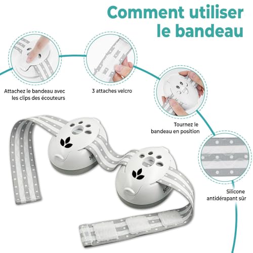 Casque de protection auditive bébés pour calmer le stress du bruit - 4