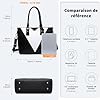 Miss Lulu Sac à Main Femme en Cuir PU, Cabas Bandoulière Multicolore,Idéal pour l'École, le Travail et l'Usage Quotidien #4