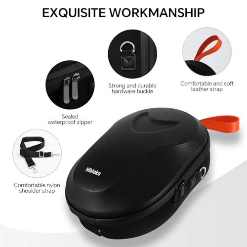 RCstyle Carrying Case for Meta/Oculus Quest 3 with 40W Magnetic Charging Port, Compact Design Hard Travel Case, All-In-One VR Headset and Controller Expansion Shoulder Strap Backpack - Image 5