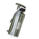 Perfecto para la supervivencia: bombea agua directamente en cualquier botella / paquete de bebida portátil. Producto ideal para relajación al aire libre, senderismo, camping, scouting, viajes domésticos y extranjeros, así como atención de emergencia.