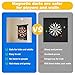 moopok Magnetic Dart Board with 24pcs Darts,Indoor Outdoor Dart Game for Kids and Adults，2in1 Rollup Safe Dart Flights Toys Set for 3-12 Year Old Boys Girls Christmas Birthday Gifts