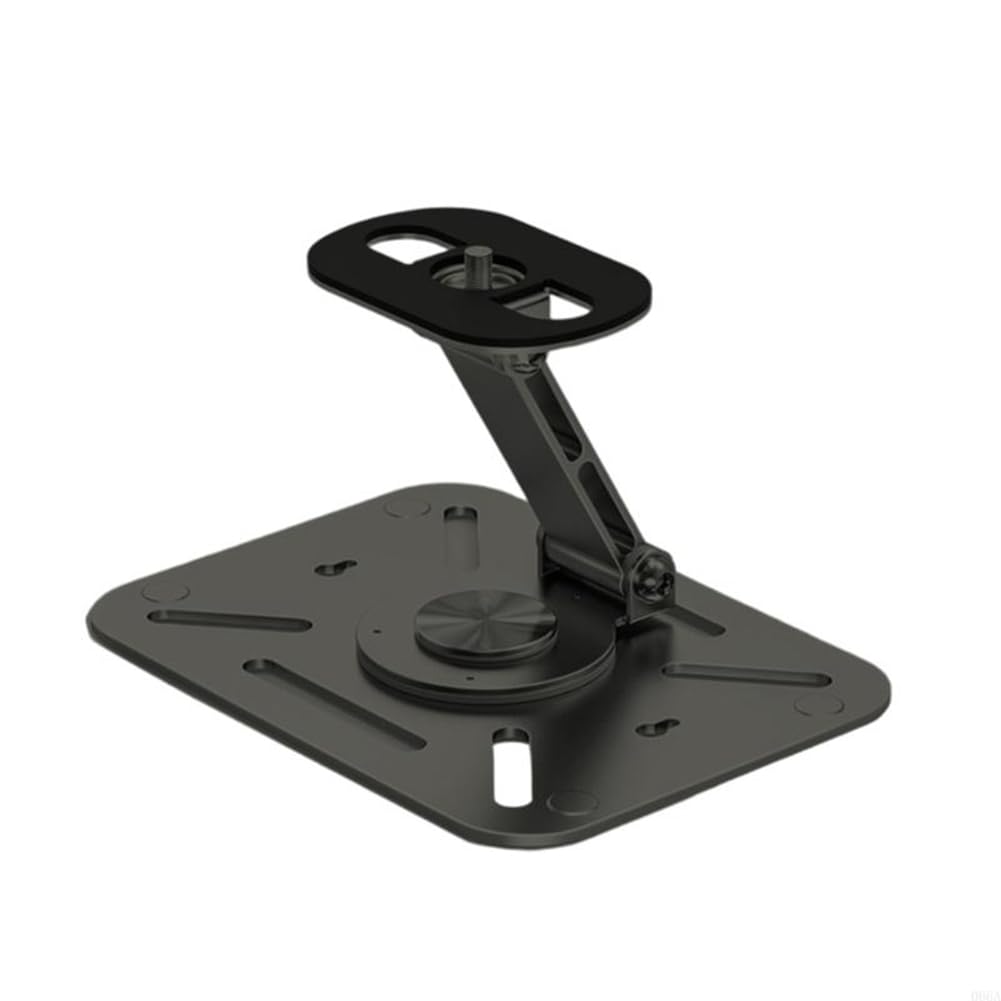 IJSDNVJNDX Projector Stand Desk,Wall and Ceiling Mount with 1/4inch Thread, Height Adjustable, Foldable, 360-Degree Rotation