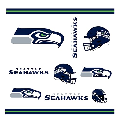 Image of Rico Industries NFL Football Seattle Seahawks Double Wall 20oz Tritan Tumbler