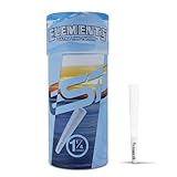Elements Rice Paper 1 1/4 Size Pre-Rolled Cones (75 Pack)