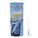 Elements Cones 1 1/4 Size | 75 Pack | Natural Pre Rolled Rice Rolling Paper with Tips and Packing Sticks Included