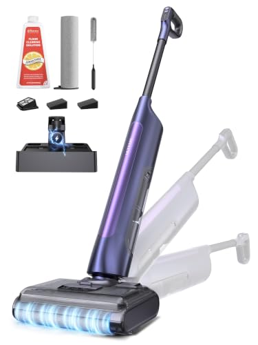 Ultenic Akku-Staubsauger-Kombination, Nass- und Trockensauger, Violett