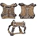 Tactical Scorpion Dog Training Vest K9 MOLLE Military Combat Edition Harness D4