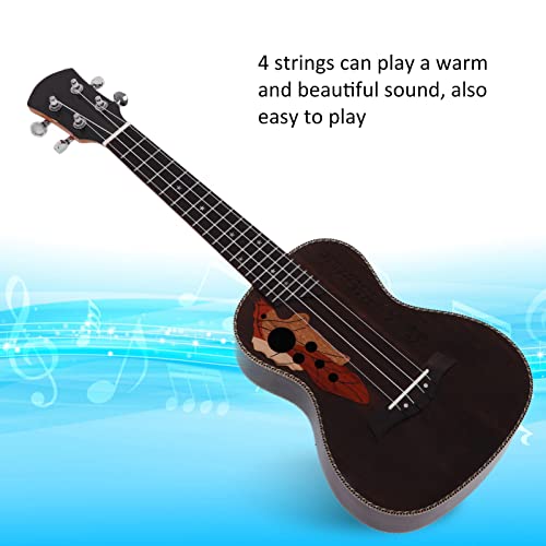 Ukulélés, ukulélé portable 23 pouces son clair avec accordeur pour jouer - Les Beatles, Paul McCartney, John Lennon, RIngo Starr, George Harrison Ukulélés, ukulélé portable 23 pouces son clair avec accordeur pour jouer – Image 4