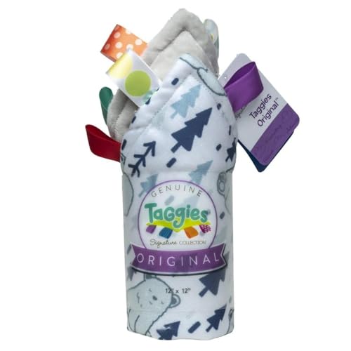 Image of Taggies Original Blanket, 12 X 12", Comfy Bears