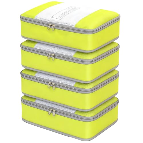 Packing Cubes for 30" Suitcase Travel Luggage Organizers - Travel Organizer Bags Luggage Clothes Accessories Storage Carry on Suitcase Packing Pouches Bag For Men Women Kids 1/4X4PACK