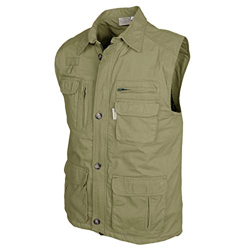 Travel Vest for Men, 100% Cotton, Multi Pocket, Perfect for Hunting Games3