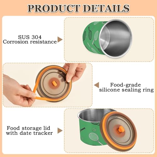 Contenedor Hermético de Acero Inoxidable 900ml miniatura 4