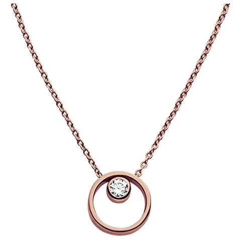 Skagen Kariana Rose Gold Pendant Necklace Cover