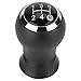 Pomello del cambio, modifica auto 5 Pomello del Cambio Velocità del Cambio Leva Testina di ricambio per Yaris 2005-2010(Ordinary)