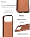 Mujjo Leather Case for iPhone 17 Pro Max – MagSafe Compatible - Tan