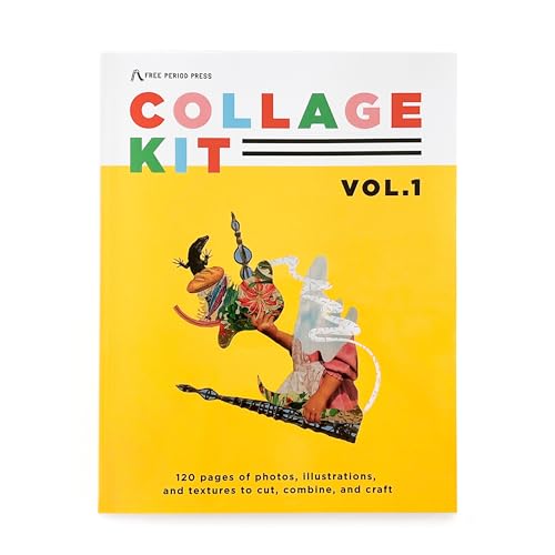 Free Period Press Collage Kit Vol. 1: 120 Pages of Photos Illustrations and Textures to Cut Combine and Craft | Perforated Pages for Junk Journals Vision Boards & DIY Crafts (Volume 1)
