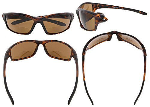 Image of Eyekepper Bifocal Sunglasses for Women Men, Rectangular Frame