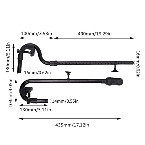 MiOYOOW Aquarium Water Inlet Outlet Tube Kit - Image 4