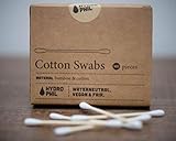 bastoncillos bio-compostables Bastoncillos para oido de Bambú y Algodón Ecológico Hydrophil, 100 ud