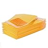 Gewatteerde Enveloppen Bubble Mailers A4 21x30cm Zelf Seal Verpakking Postage Tassen Zelfafdichting Fel Oranje (10 Pack)