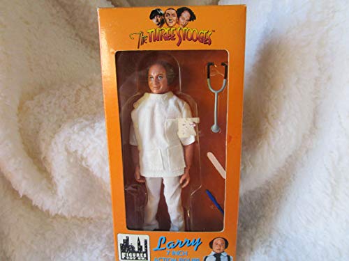 1999 The Three Stooges Larry Action Figure In Box 22 Years Old 7" Tall #TOP1
