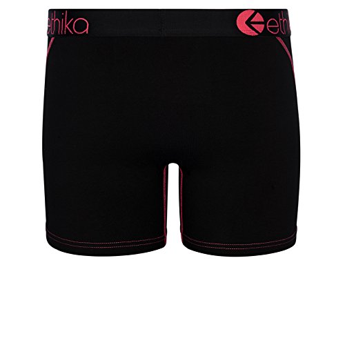Ethika Mens MID Boxer Brief | *Solids* Black Roz3